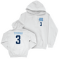 UNC Men's Lacrosse White Logo Hoodie  - Andrew Tyeryar
