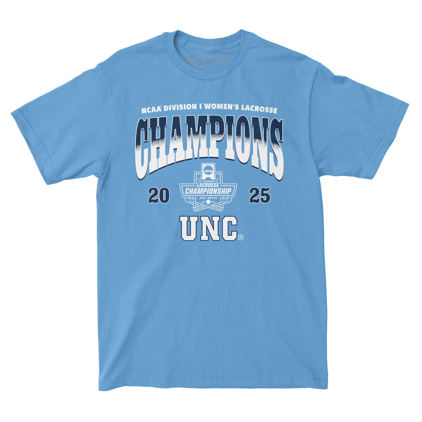 UNC Women's Lacrosse 2025 NCAA National Champions Tee by Retro Brand