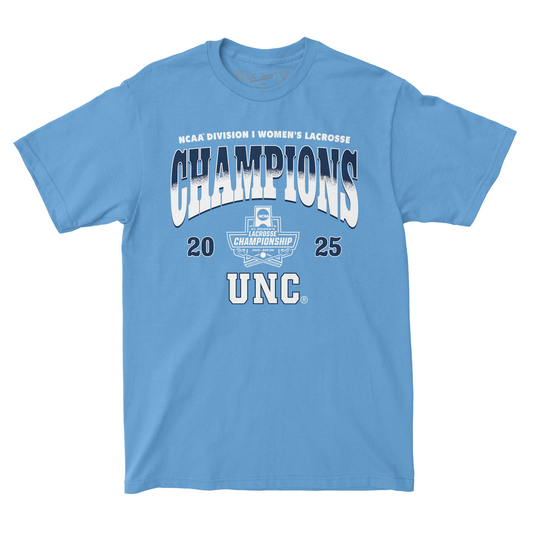 UNC Women's Lacrosse 2025 NCAA National Champions Tee by Retro Brand