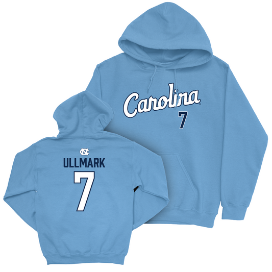 UNC Women's Soccer Carolina Blue Script Hoodie   - Linda Ullmark