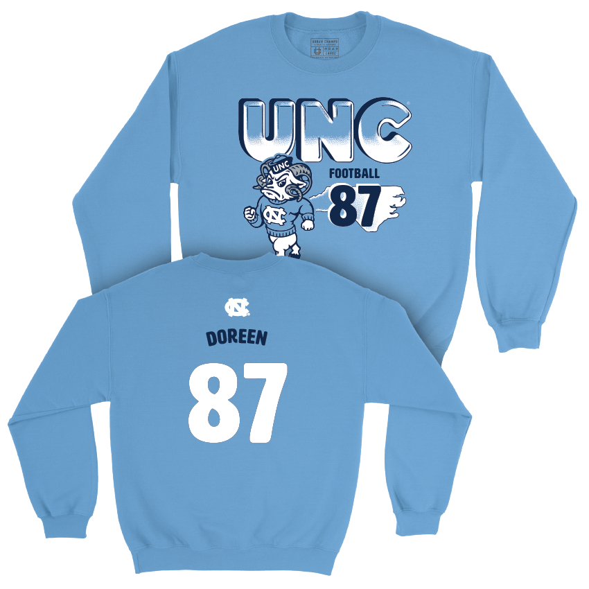 UNC Football Mascot Carolina Blue Crew - Colby Doreen Youth Small