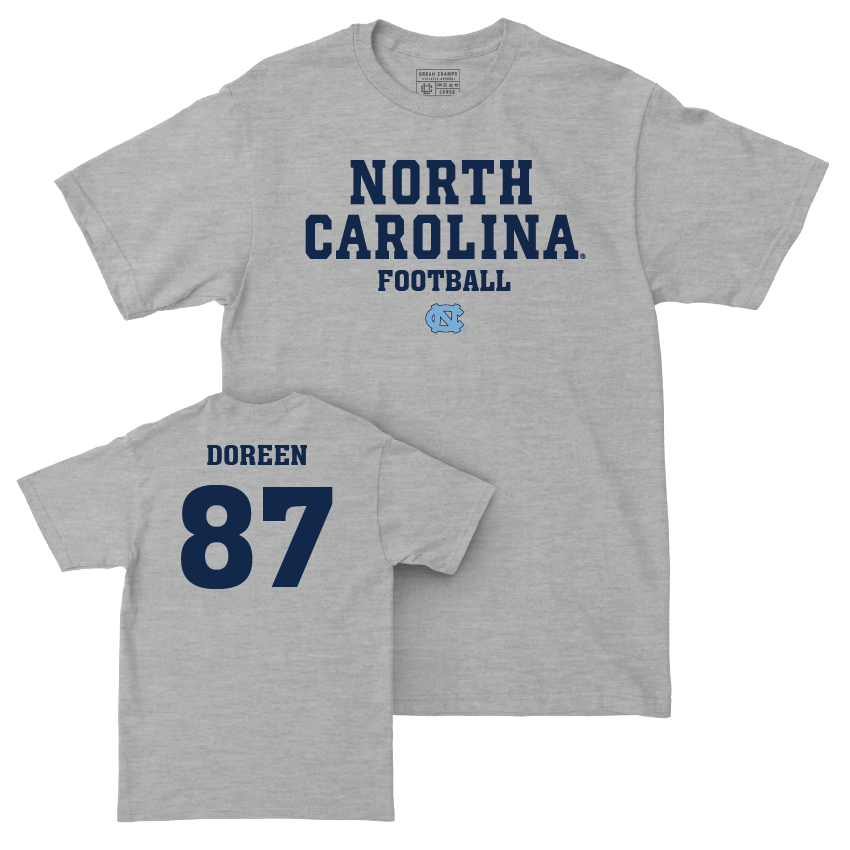 UNC Football Sport Grey Staple Tee - Colby Doreen Youth Small