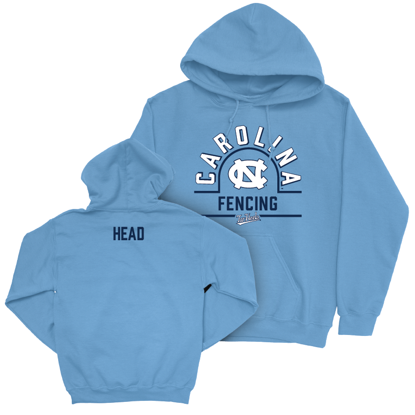 UNC Men's Fencing Carolina Blue Classic Hoodie - Connor Head Youth Small