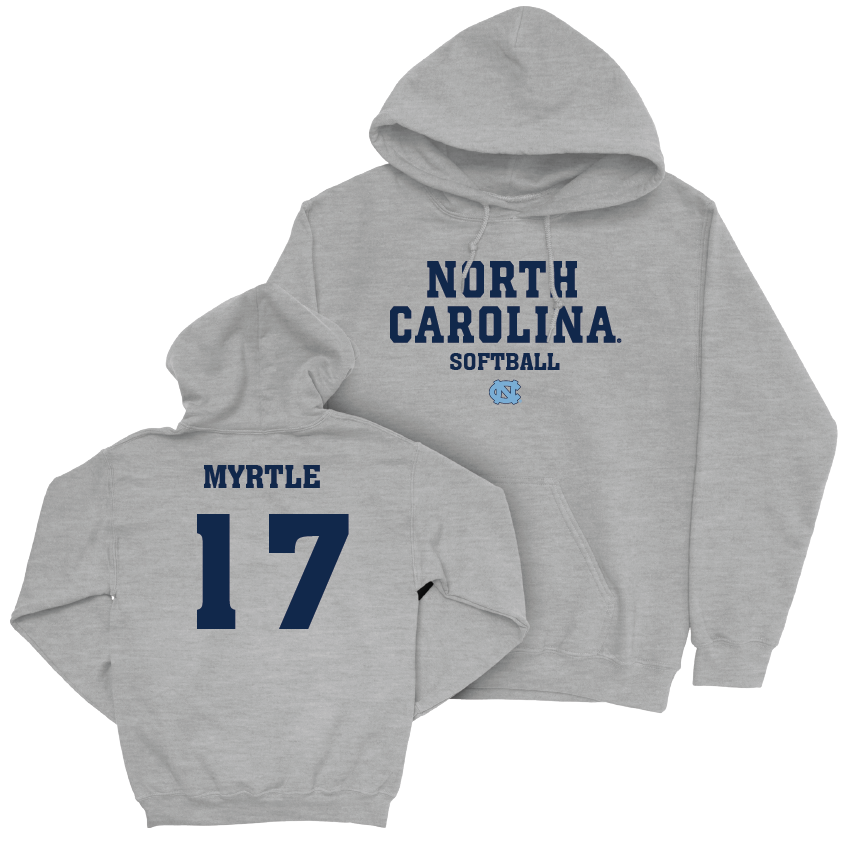 UNC Softball Sport Grey Staple Hoodie - Carlie Myrtle Youth Small