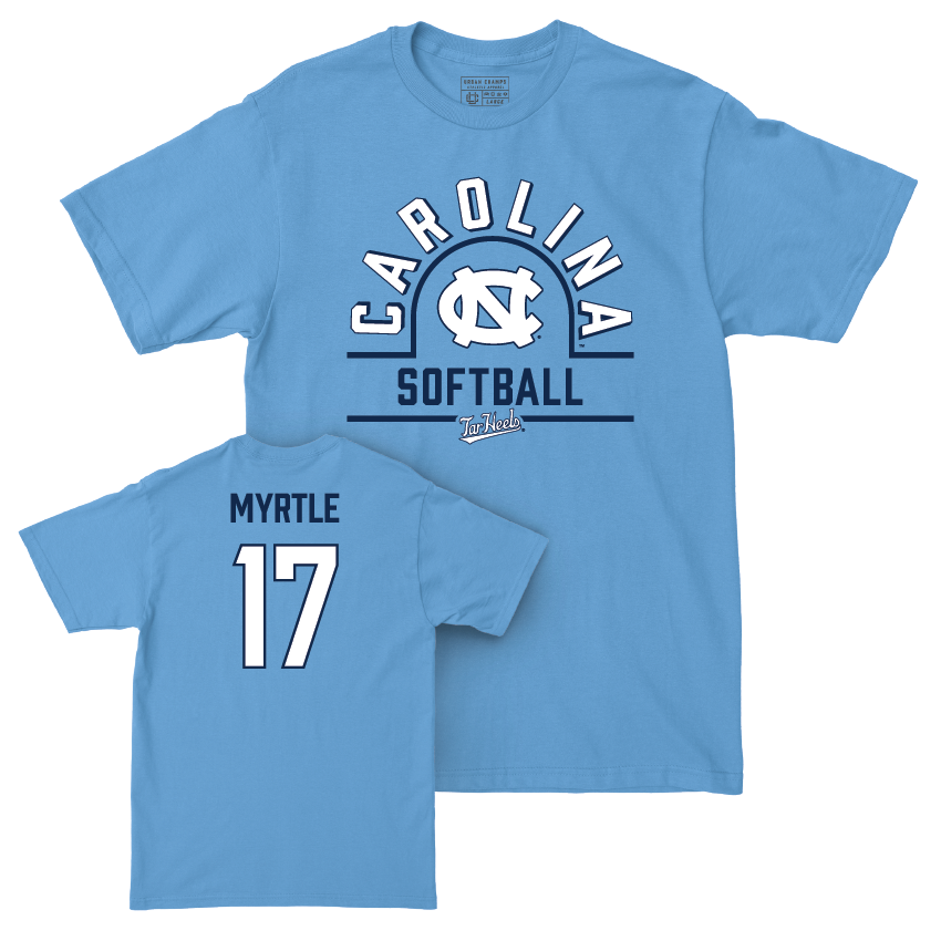 UNC Softball Carolina Blue Classic Tee - Carlie Myrtle Youth Small