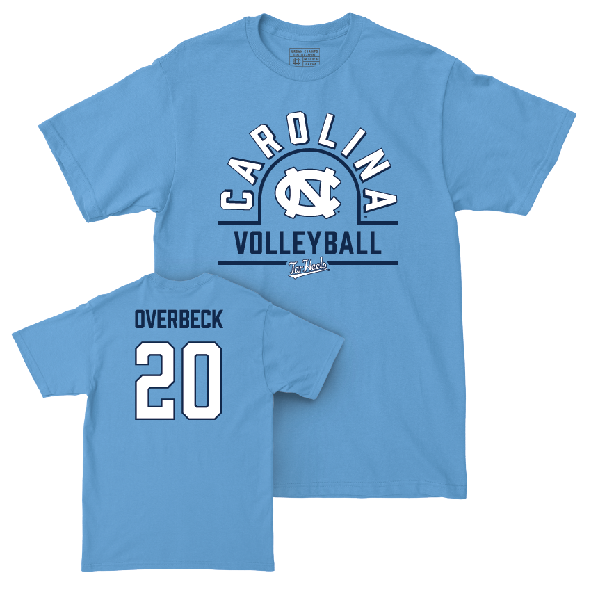 UNC Women's Volleyball Carolina Blue Classic Tee - Carson Overbeck Youth Small