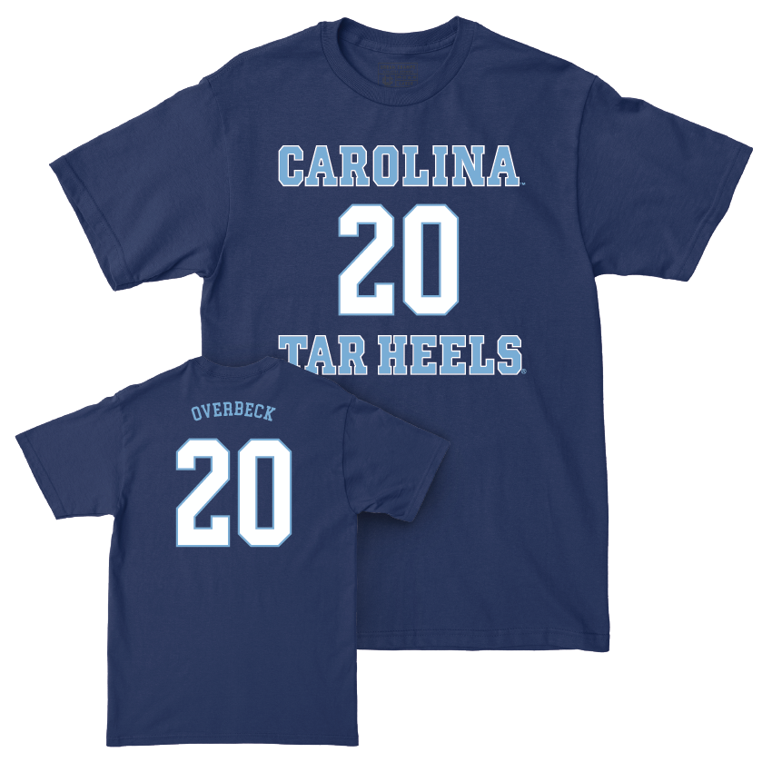UNC Women's Volleyball Sideline Navy Tee - Carson Overbeck Youth Small