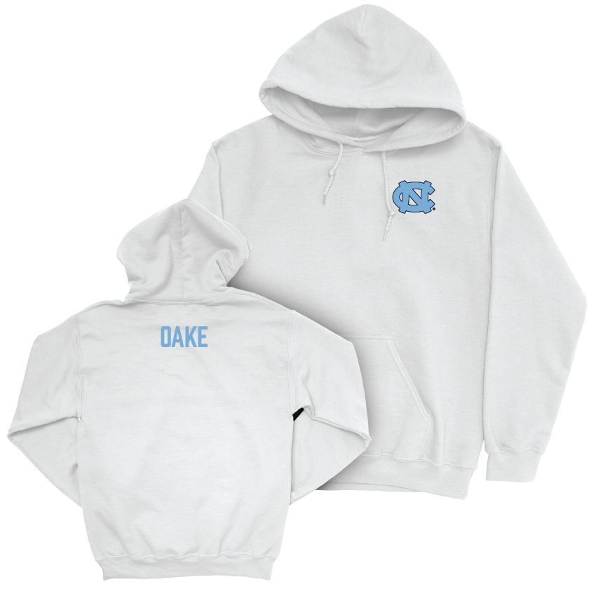 UNC Women's Fencing White Logo Hoodie - Erica Oake Youth Small