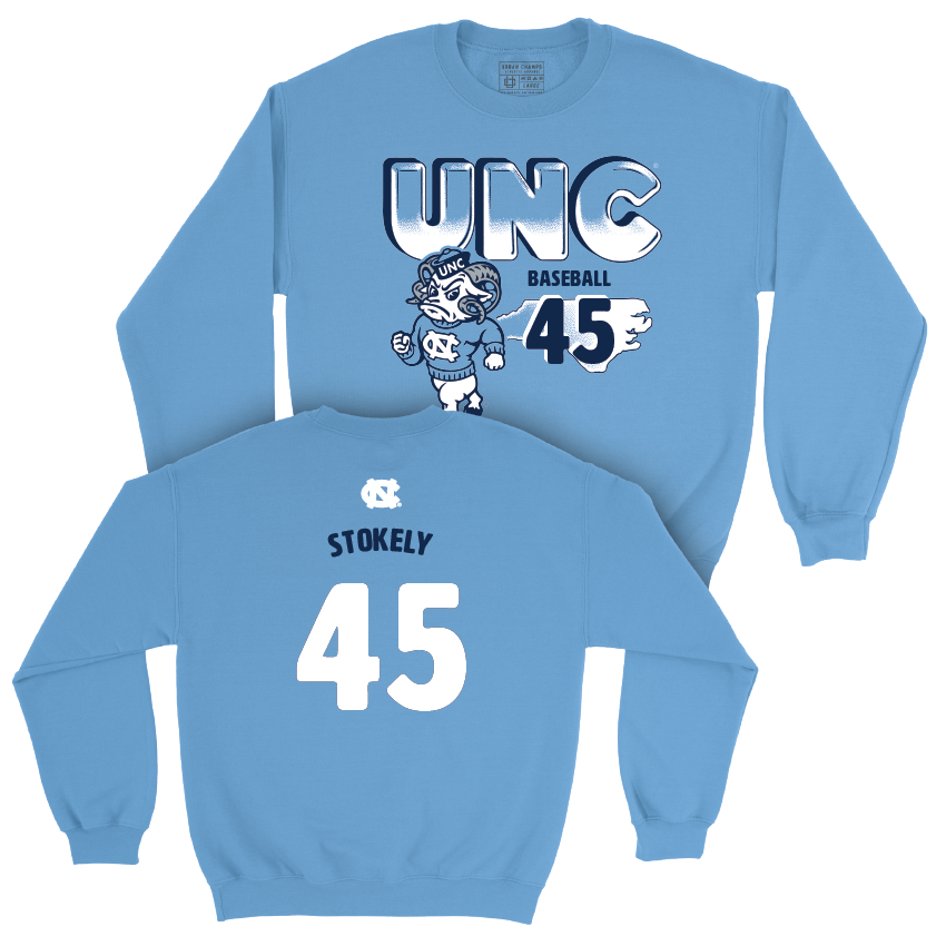 UNC Baseball Mascot Carolina Blue Crew - Hunter Stokely Youth Small