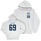 UNC Football White Logo Hoodie - Jarvis Hicks Youth Small