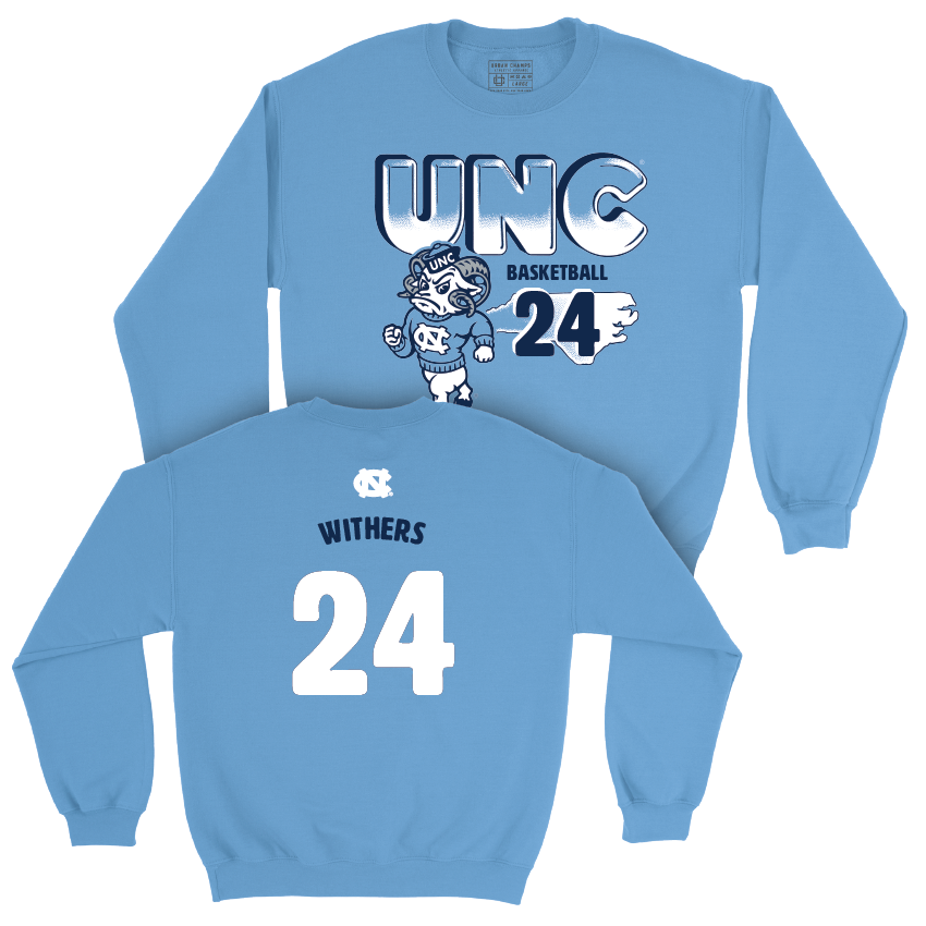 UNC Men's Basketball Mascot Carolina Blue Crew - Jae'Lyn Withers Youth Small