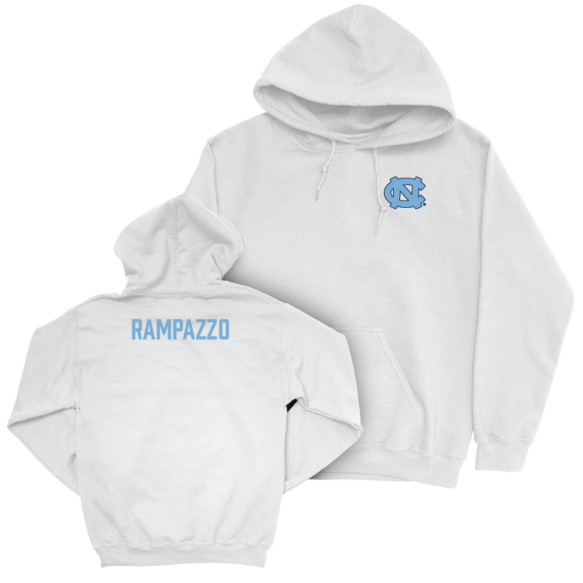 UNC Men's Fencing White Logo Hoodie - Luca Rampazzo Youth Small