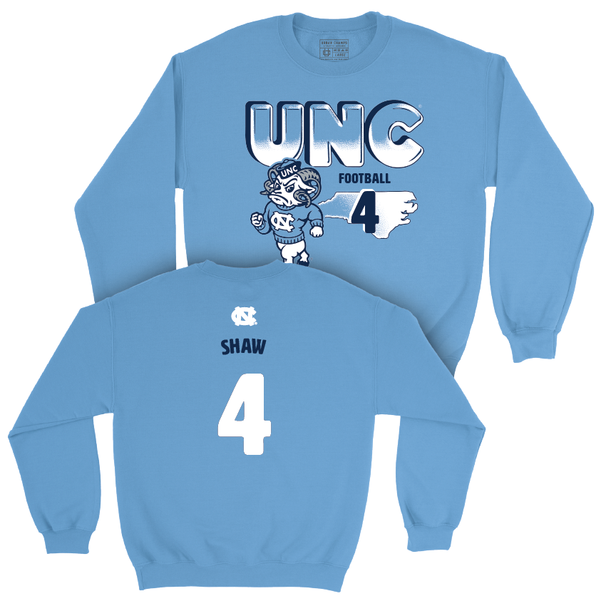 UNC Football Mascot Carolina Blue Crew - Travis Shaw Youth Small