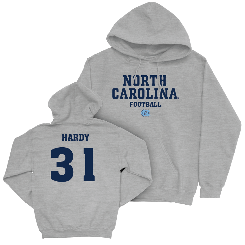 UNC Football Sport Grey Staple Hoodie - Will Hardy Youth Small