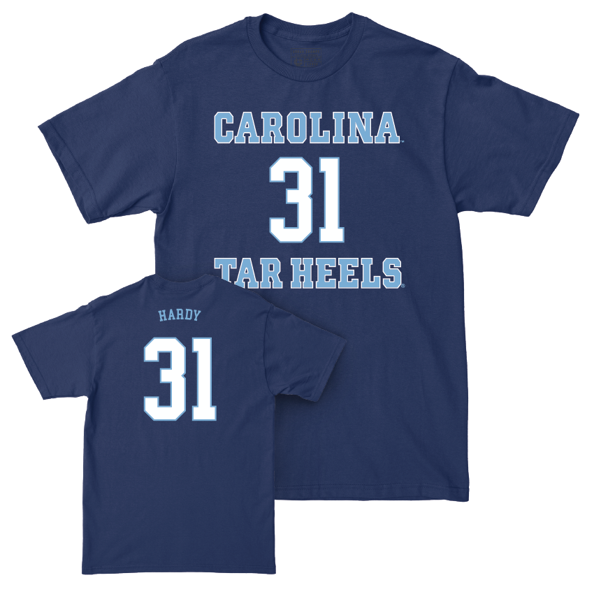 UNC Football Sideline Navy Tee - Will Hardy Youth Small