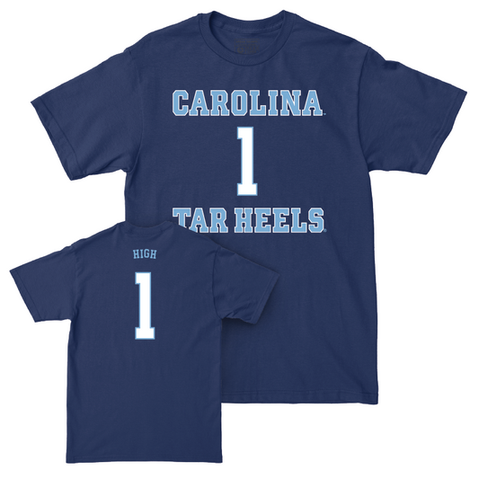 UNC Men's Basketball Sideline Navy Tee - Zayden High Youth Small