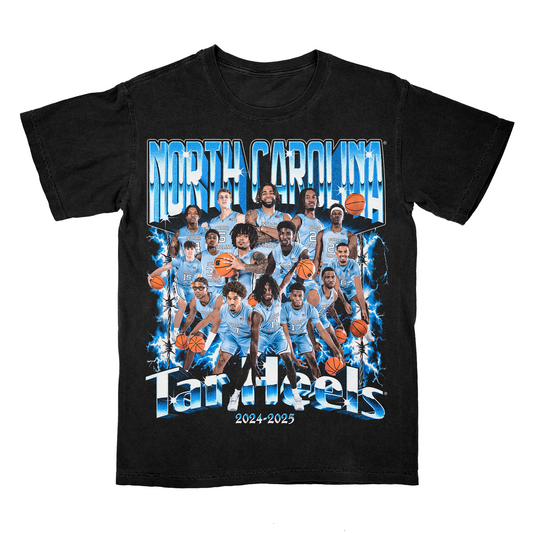 EXCLUSIVE RELEASE: UNC Men's Basketball Team Black Tee