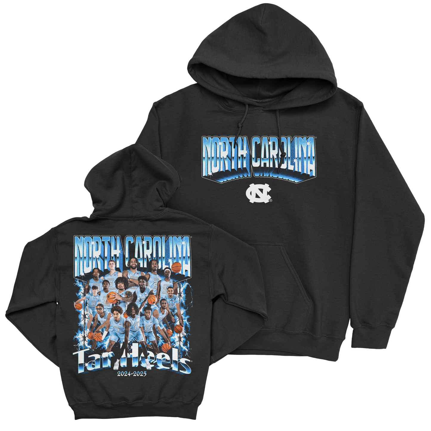 EXCLUSIVE RELEASE: UNC Men's Basketball Team Black Hoodie