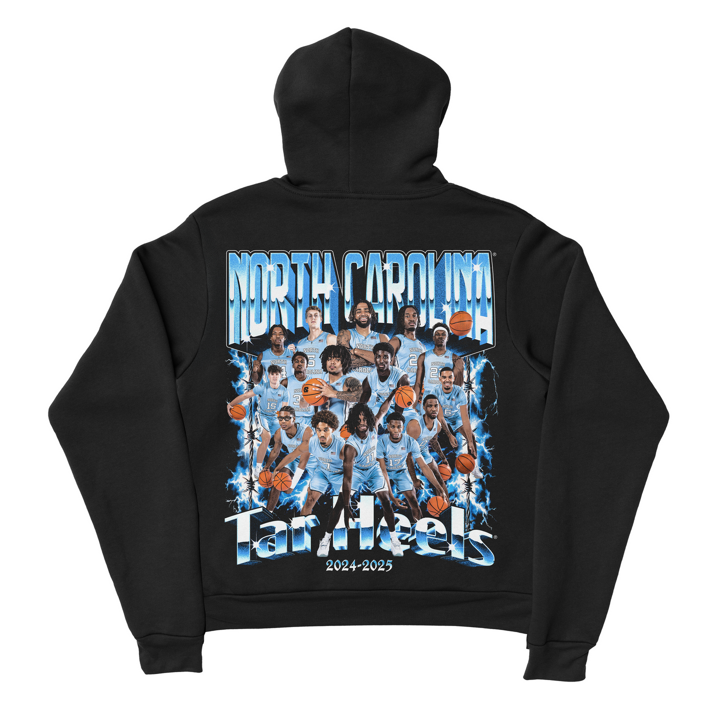 EXCLUSIVE RELEASE: UNC Men's Basketball Team Black Hoodie