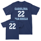 UNC Men's Lacrosse Sideline Navy Tee  - Brady Wambach