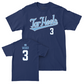 UNC Women's Field Hockey Navy Script Tee   - Melea Weber