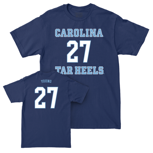 UNC Softball Sideline Navy Tee   - Skylar Young