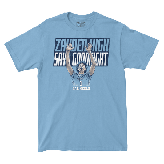 EXCLUSIVE: Zayden High Says Goodnight T-Shirt Blue