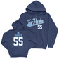 UNC Baseball Navy Script Hoodie   - John Hughes