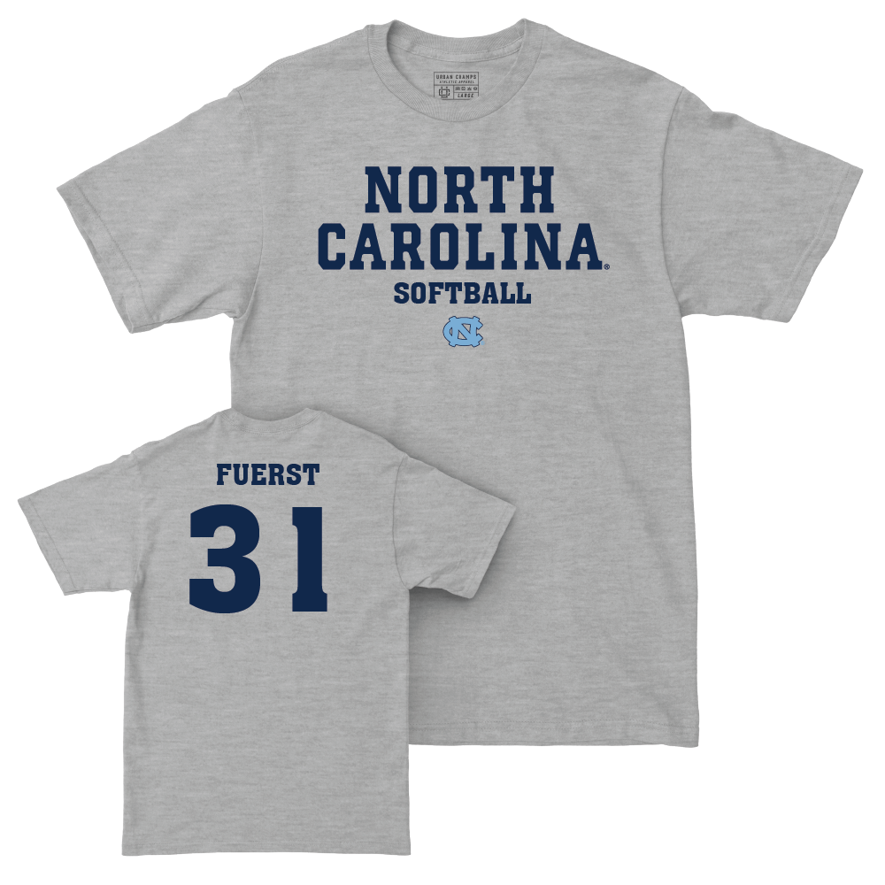 UNC Softball Sport Grey Staple Tee  - Rachael Fuerst