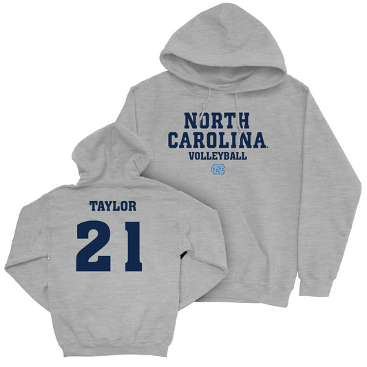 UNC Women's Volleyball Sport Grey Staple Hoodie   - Jackie Taylor