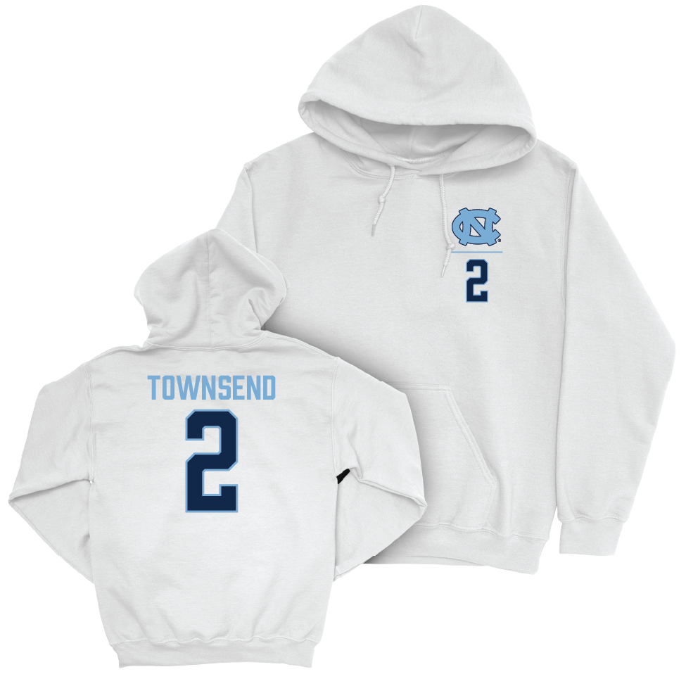 UNC Women's Basketball White Logo Hoodie   - Grace Townsend