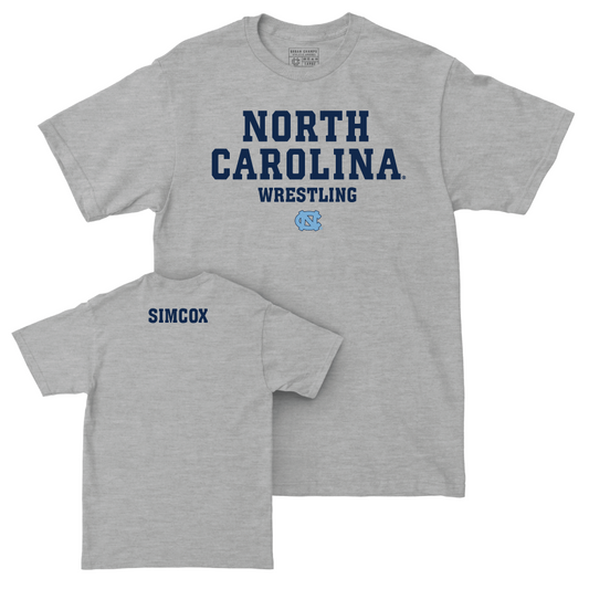 UNC Wrestling Sport Grey Staple Tee   - Luke Simcox