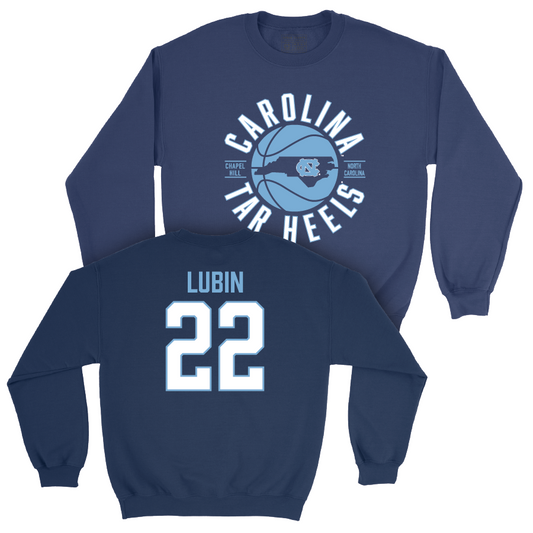 UNC Men's Basketball Navy Crew  - Ven-Allen Lubin