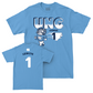 UNC Men's Lacrosse Mascot Carolina Blue Tee  - Mason Szewczyk